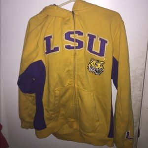 LSU Zip-Up Sweatshirt