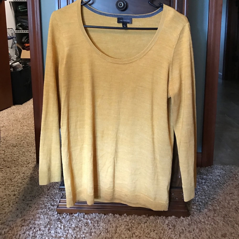 Limited yellowish brown sweater