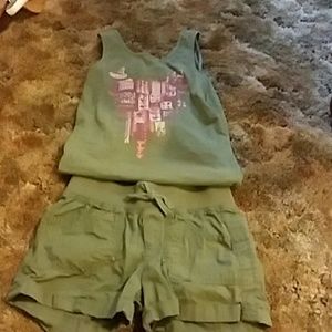 Girls shorts outfit