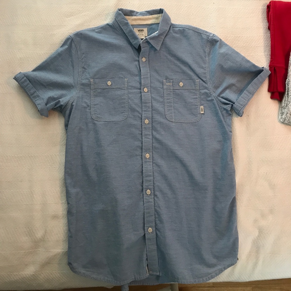 Vans Short Sleeve Button Down