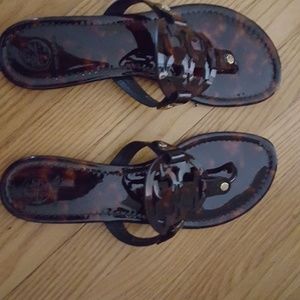 Tory Burch tortoise Miller Sandals 9