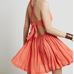 Free People casual & flattering backless dress
