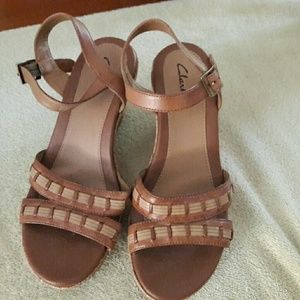 Clark's wedge sandals