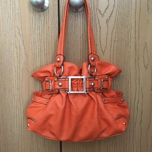 Popping ORANGE Wilson Leather Purse