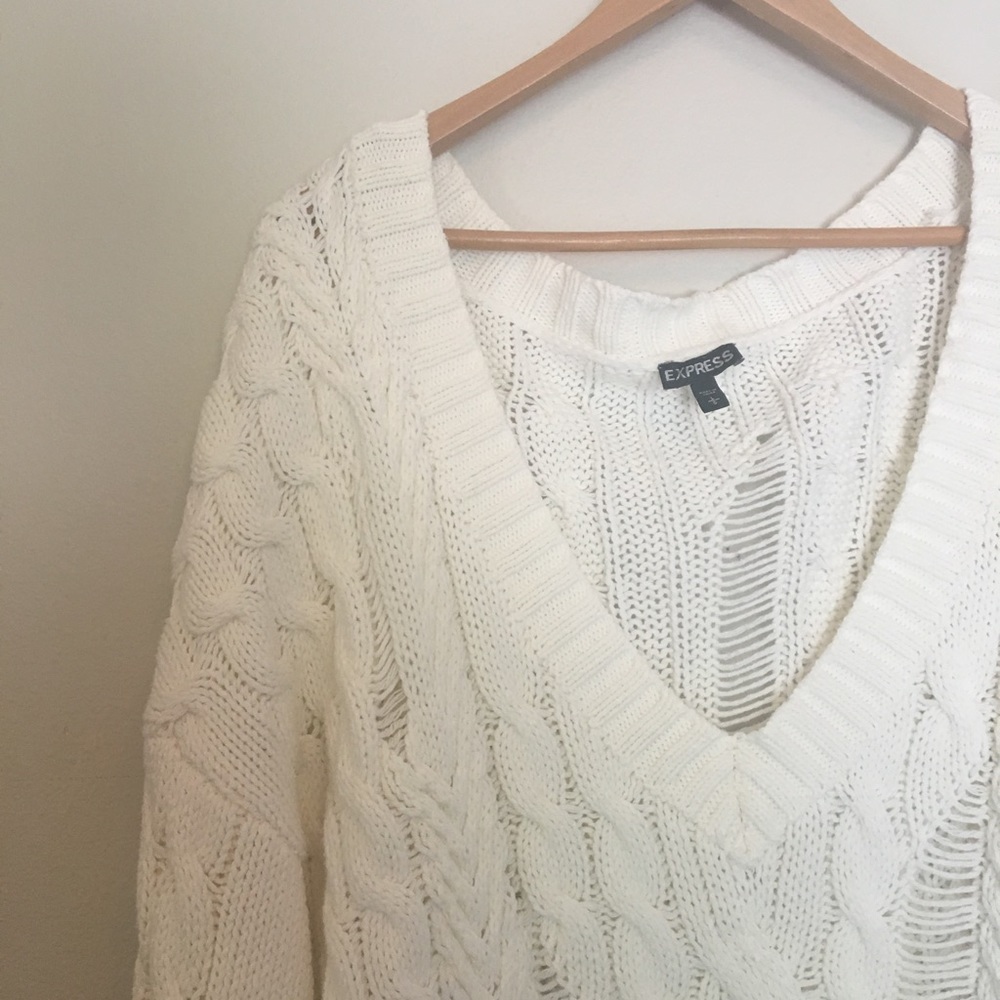 Oversized Express Knit Sweater