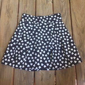 H&M Heart Patterned Skirt