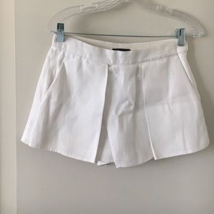 White J Crew Skort