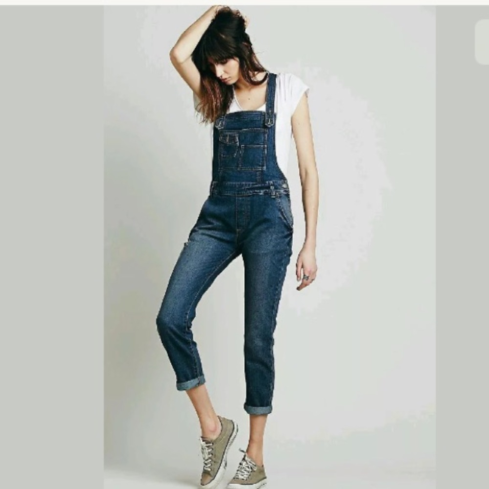 Free People Skinny Overalls