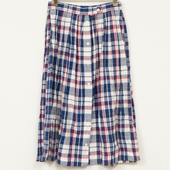 Cambridge Dry Goods Dresses & Skirts - ⚜️HP⚜️ Cambridge Dry Goods Skirt 14 Plaid Midi
