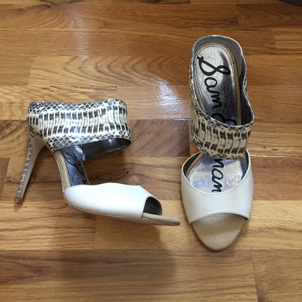 Sam Edelman Scotti Mule Sandal, Snake Print