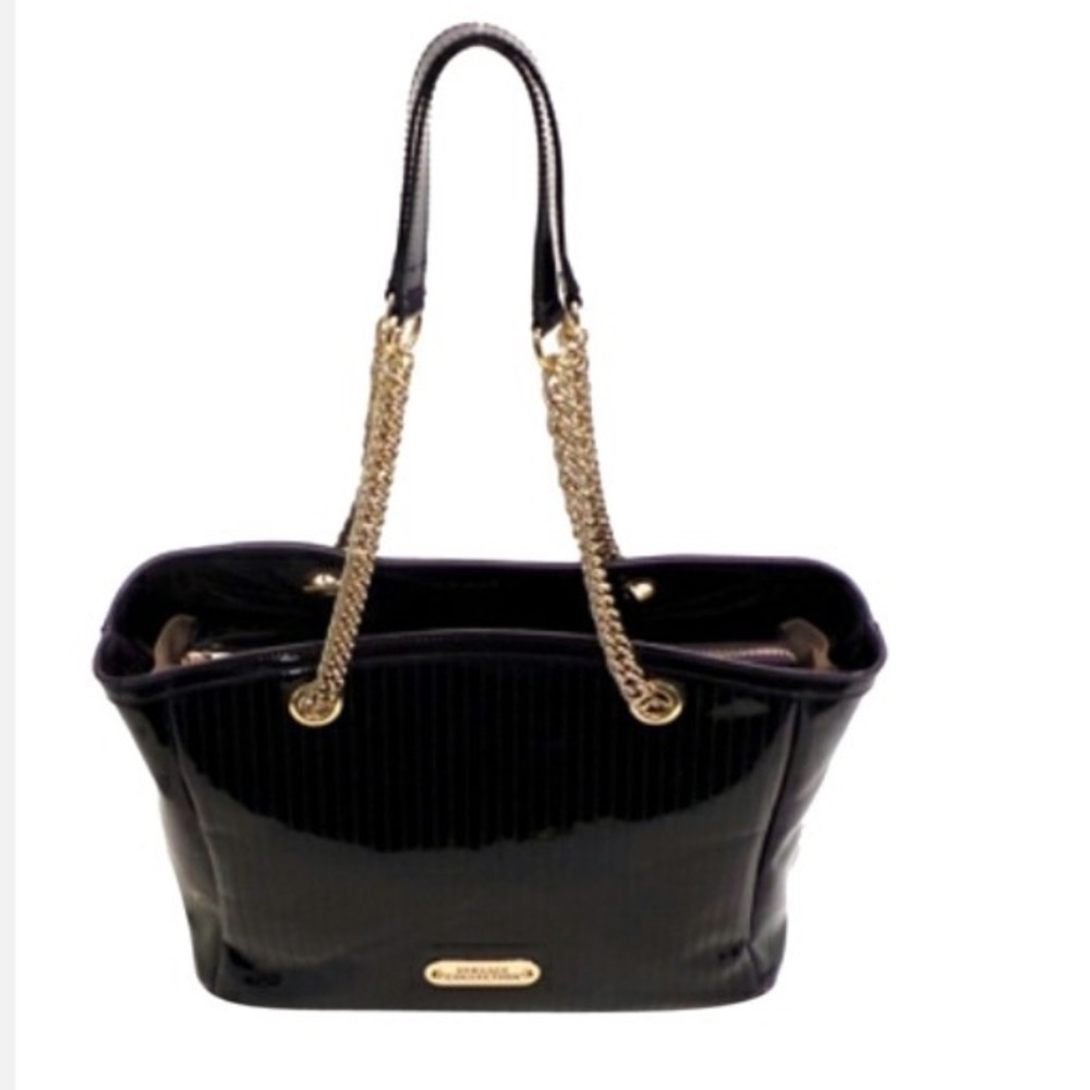 Versace Collection Eggplant Tote Bag - Picture 2 of 8