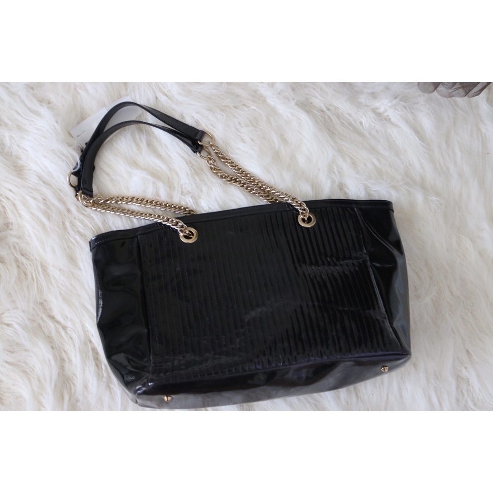 Versace Collection Eggplant Tote Bag - Picture 4 of 8