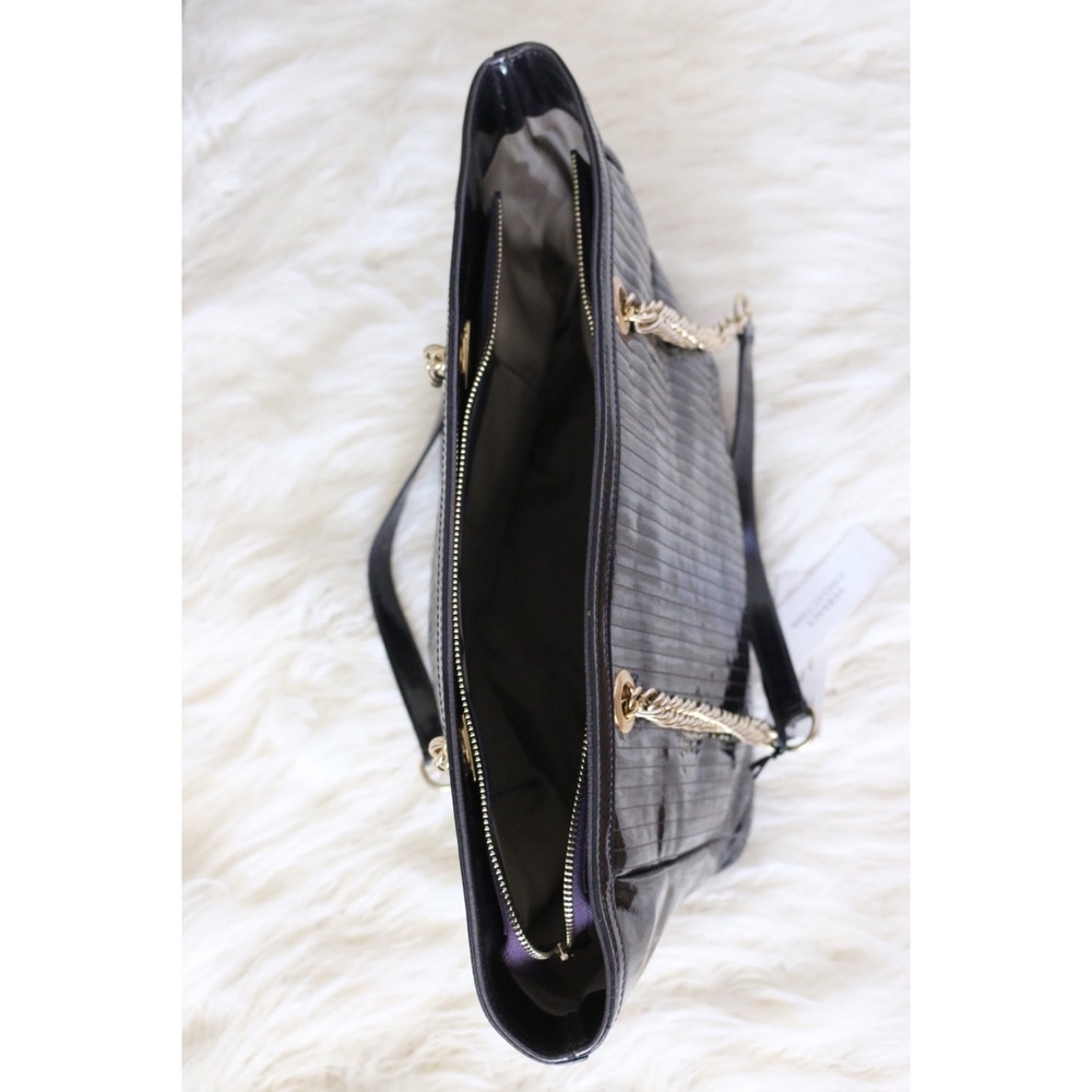Versace Collection Eggplant Tote Bag - Picture 5 of 8