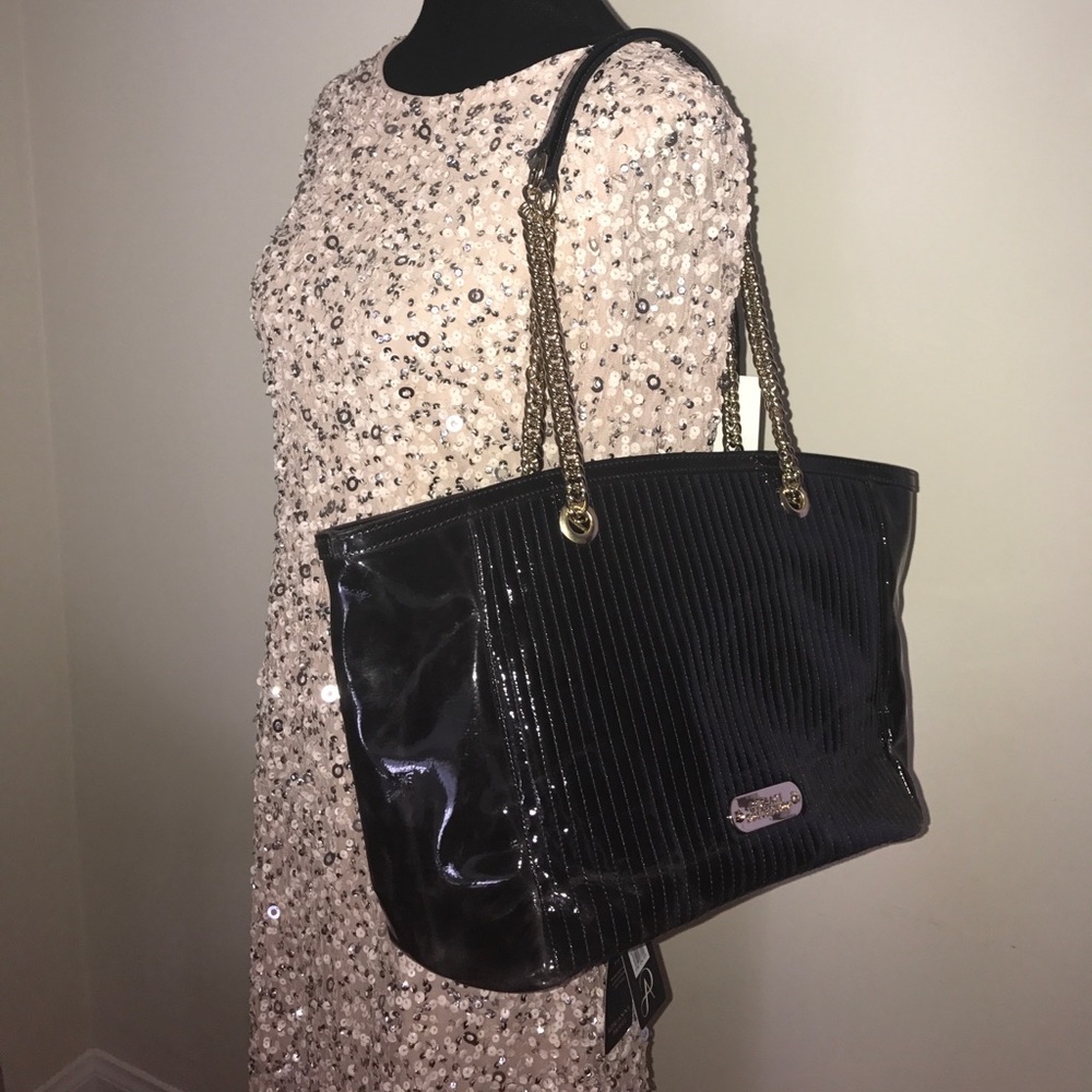 Versace Collection Eggplant Tote Bag - Picture 7 of 8