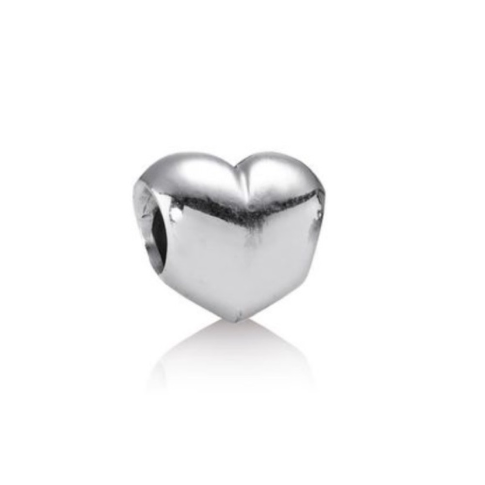 Silver heart Pandora charm
