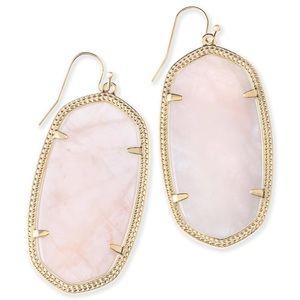 Kendra Scott Signature Elle Rose Quartz Earrings