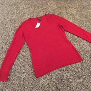 Red sweater, new with tags