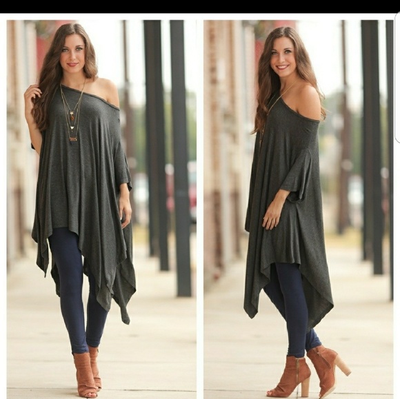 💖Last 1 Loose fit oversized poncho tunic - Picture 2 of 8