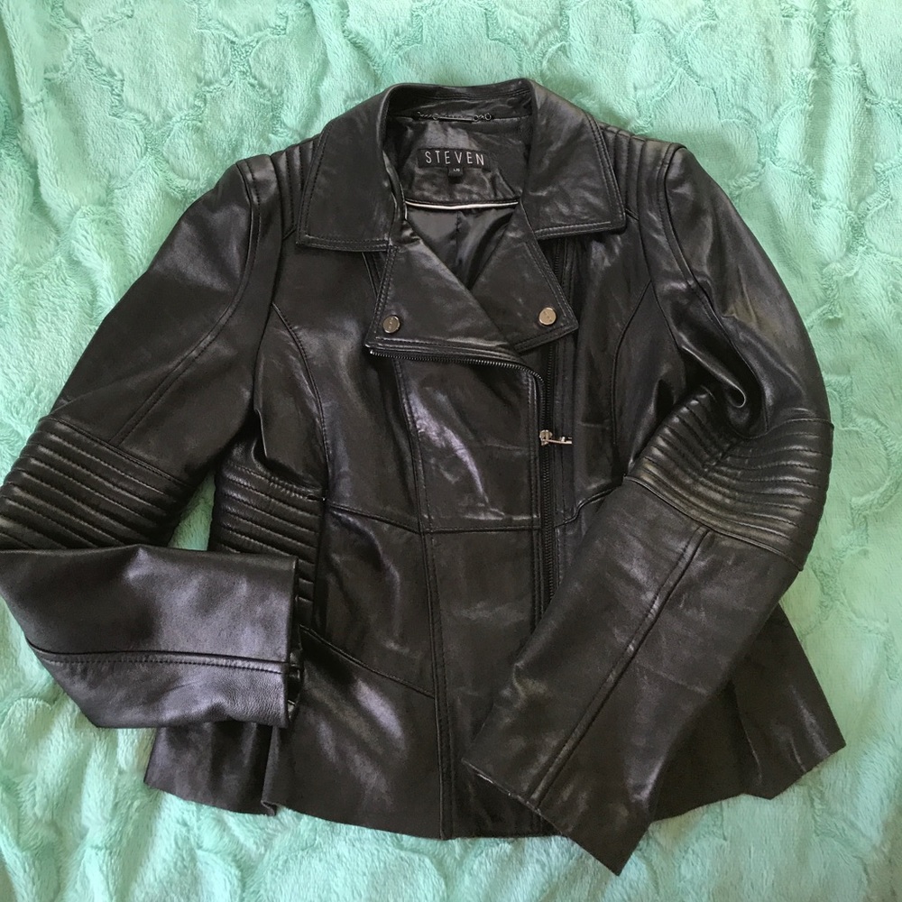 Leather Moto Jacket