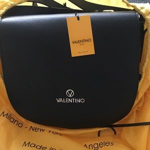 Valentino Thea Pebbled Leather Crossbody Bag