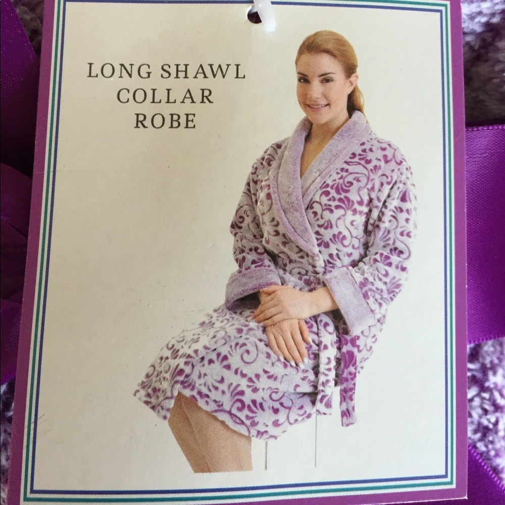 NEW LONG SHAWL COLLAR ROBE