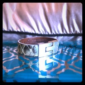 Leighelena Seafoam green Thin Jigsaw Bracelet