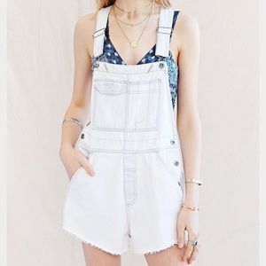Urban Renewal Recycled Denim Shortall Romper