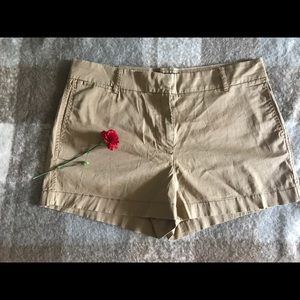 J crew chino shorts size 10. Women's. Honey brown
