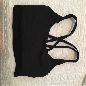 Lululemon Energy Bra, Black, Size 4