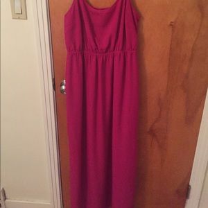 Old navy pink maxi dress