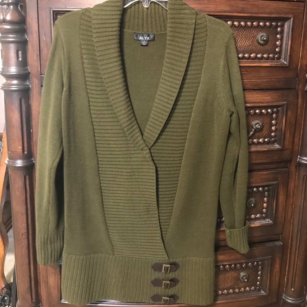 Green sweater