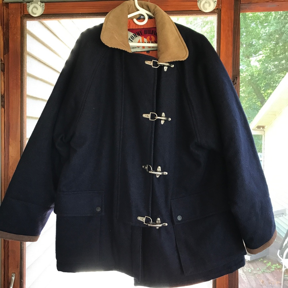 Men's Tommy Hilfiger navy blue winter jacket