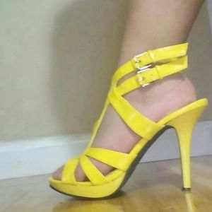 Strappy heels