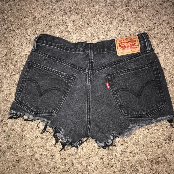 Levi's Pants - Levi’s 501 Black Jean Shorts