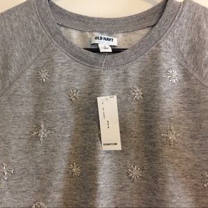 🖤 Old Navy Embellished Sweatshirt