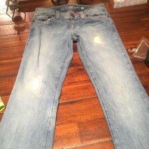 Sexy Guess 27 distressed bootcut jeans