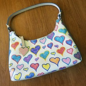 Classic Dooney & Bourke Heart Shoulder Purse