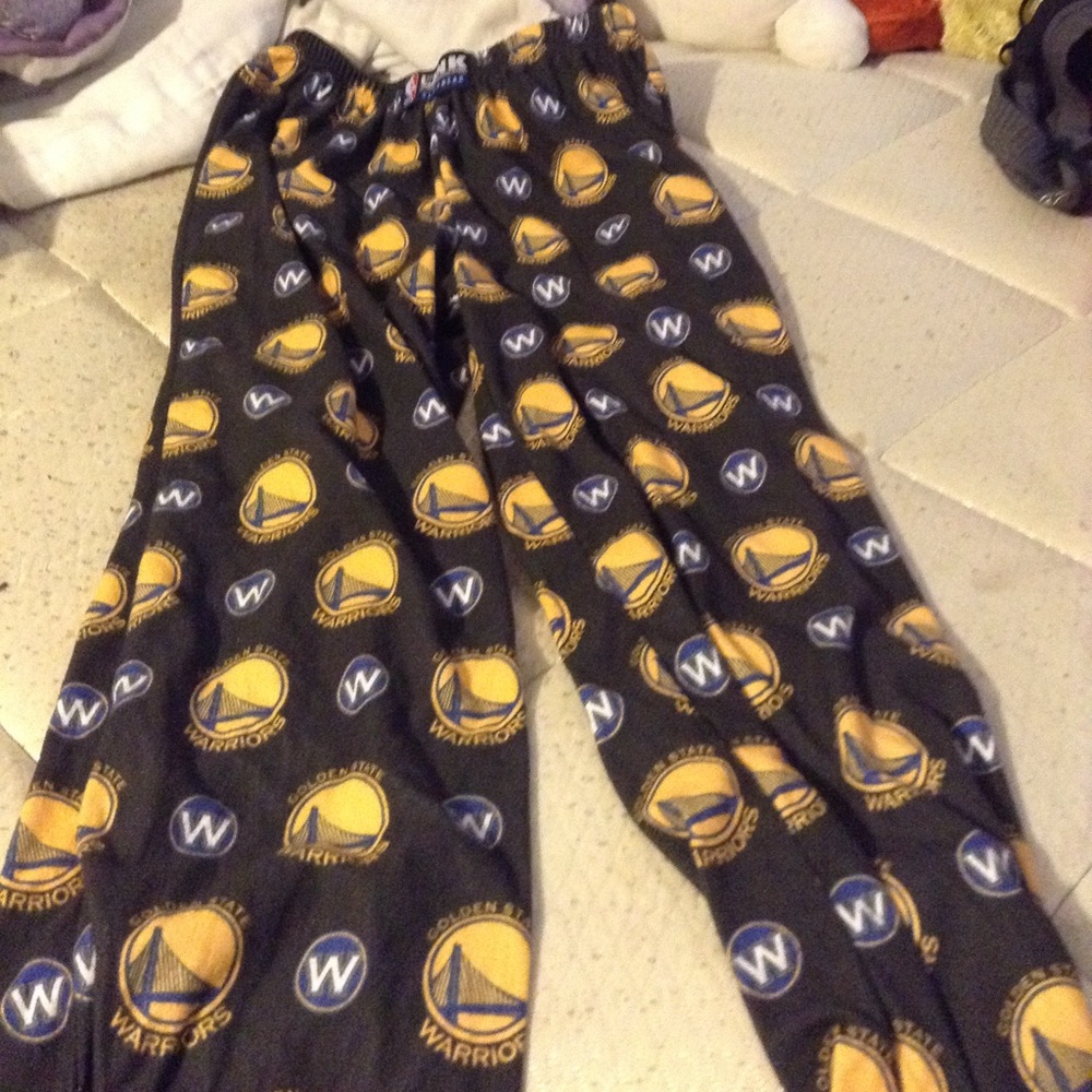 Golden state child pajamas warriors