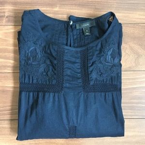 J. Crew Embroidered Top