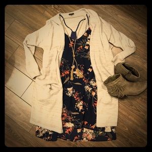 Feminine Floral Racerback Dress