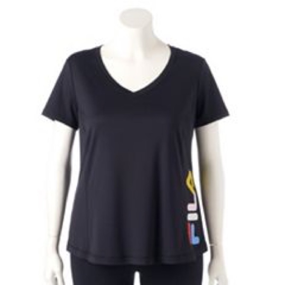 Fila V neck workout T shirt