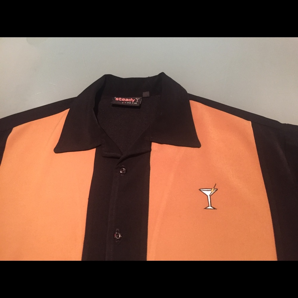 Steady - Last Call retro lounge bowling shirt