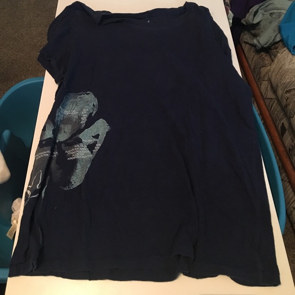 Aerie Blue T-Shirt Large - Picture 3 of 6