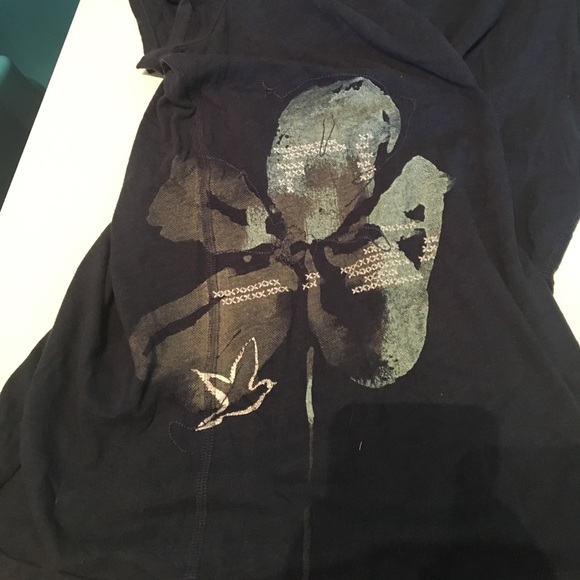 Aerie Blue T-Shirt Large - Picture 4 of 6