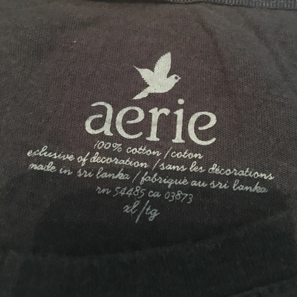 Aerie Blue T-Shirt Large - Picture 5 of 6