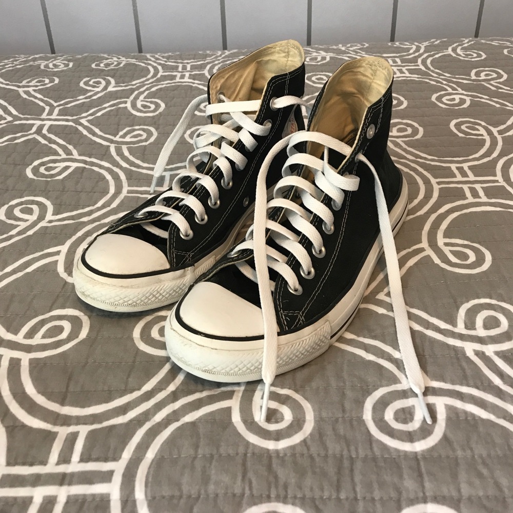 Black High Top Converse