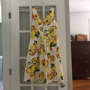 Banana Republic Lemon Summer Dress