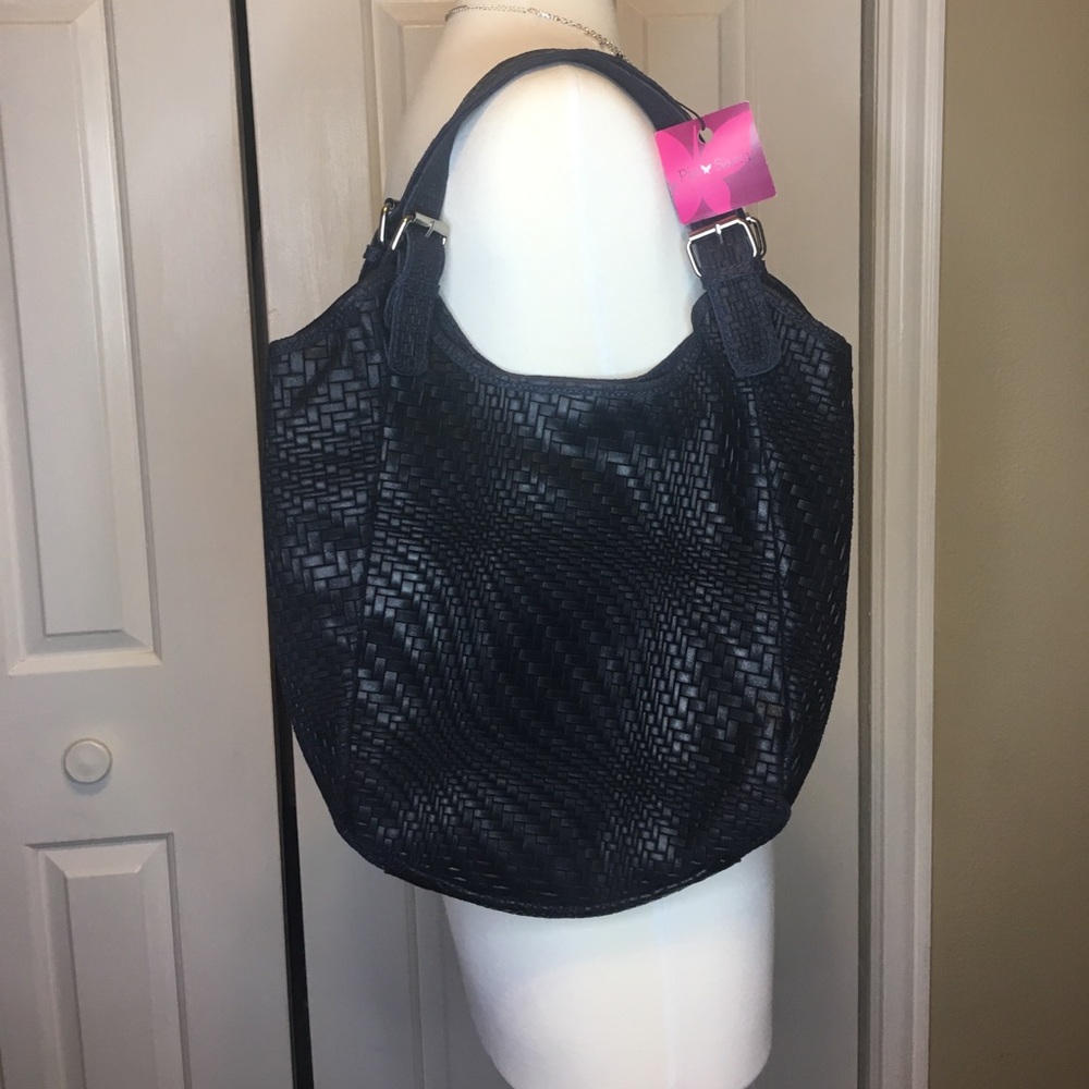New Italian leather Pia Sassi bag with dust cover