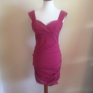Ruched bodycon dress