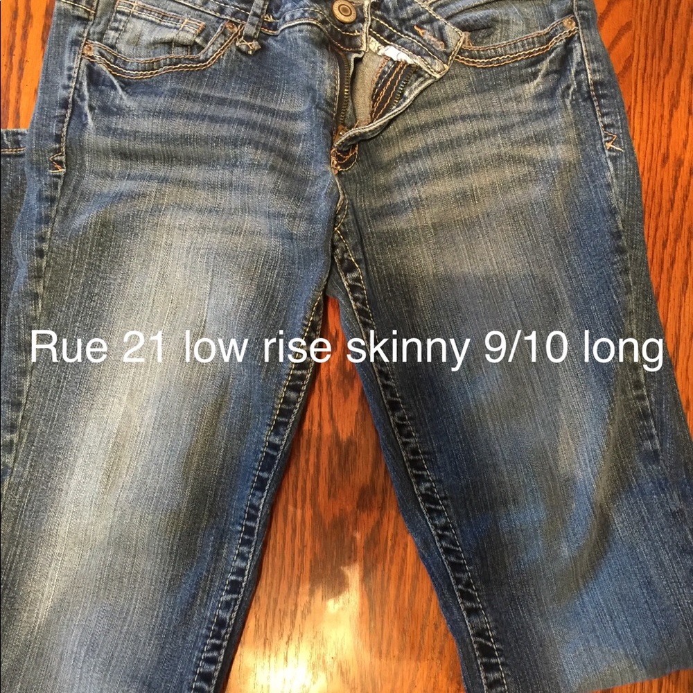 Rue 21 Low Rise Jean Skinny Leg